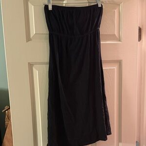 Hard Tail Strapless Black Dress